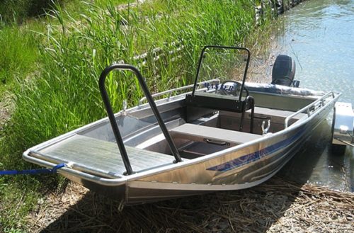 Алюминиевая лодка рыбацкая