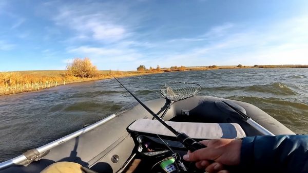 ВИДЕО: Рыбалка на спиннинг осенью в шквальный ветер