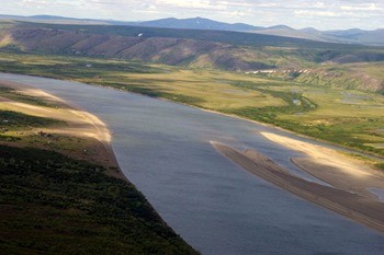 Река Пенжина фото