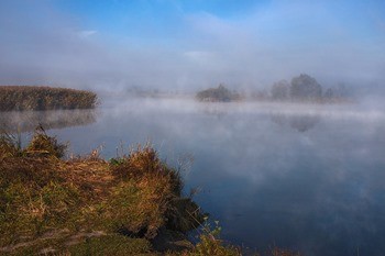 Озеро Леушинский Туман
