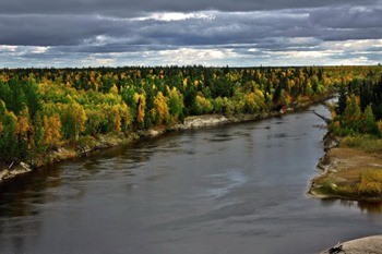 Река Надым фото