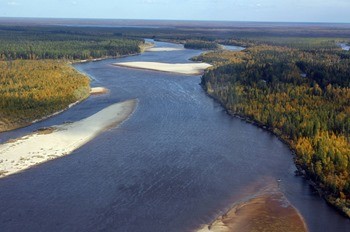 Река Пур фото